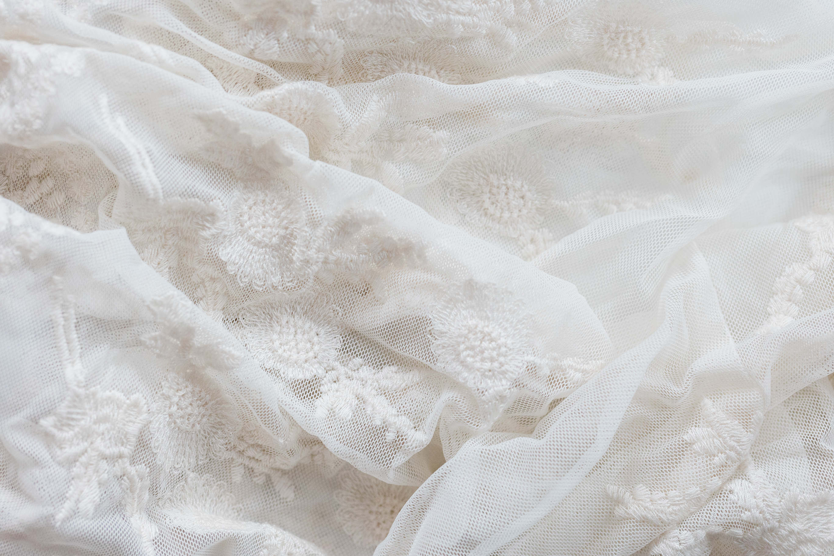 White Lace Fabric